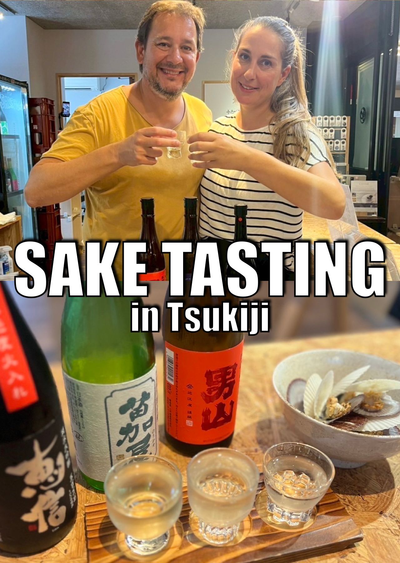 Tokyo: Tsukiji Sake Tasting Flight & Scallop Pairing