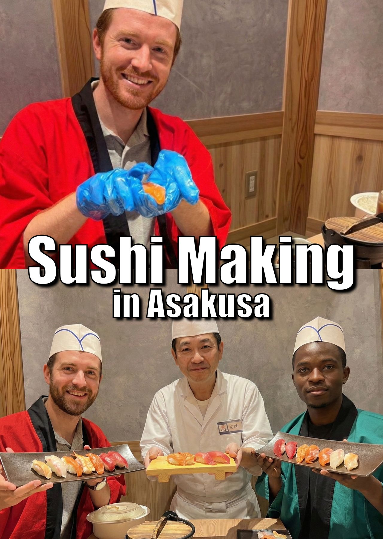 Tokyo: Private Sushi Making & Eating Workshop in Asakusa